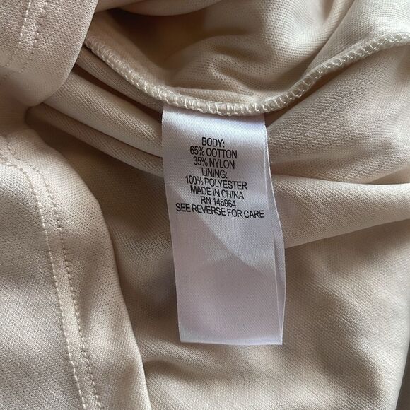 Maia Dress Womens 4 Off White Lace Sheer Lined Pencil Midi Cottagecore Feminine - Picture 8 of 14